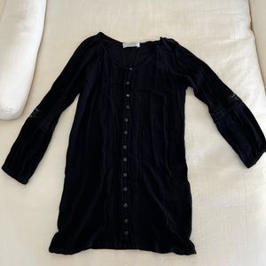 Black August shift dress / tunic